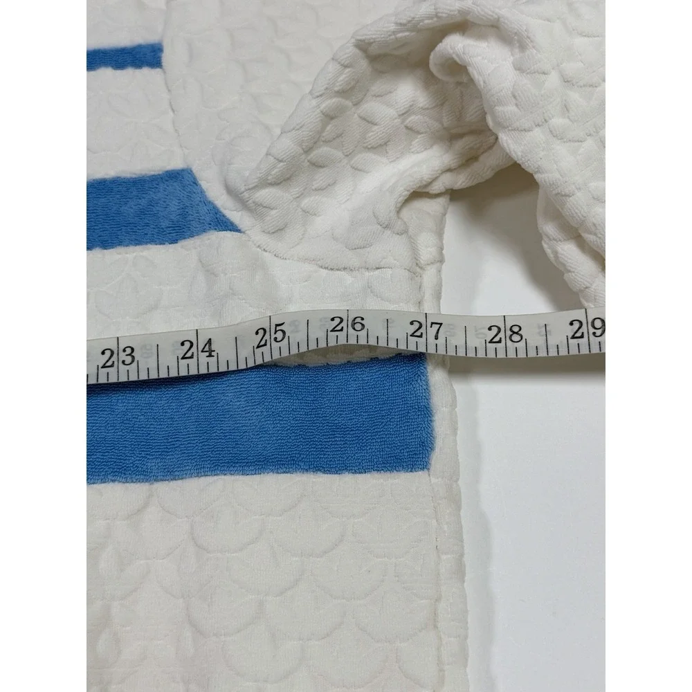 adidas Originals Q12 Monogram T Track Jacket Cloud White Blue Full-Zip Men's XL